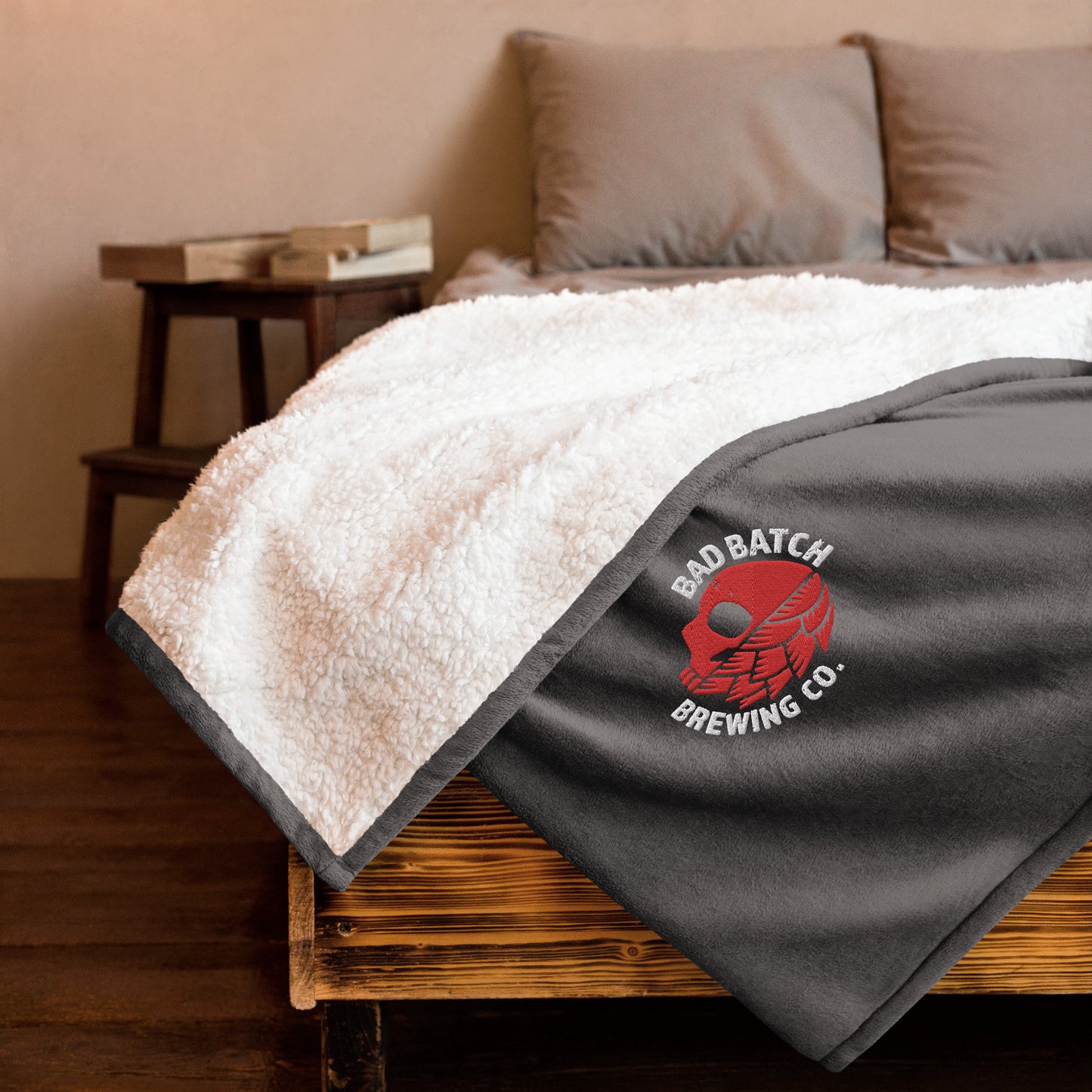 Bad Batch Brewing Company 50" x 60" Premium sherpa blanket