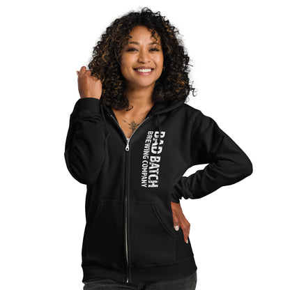 Bad Batch Brewing Zip Up Fleece Hoodie - Black