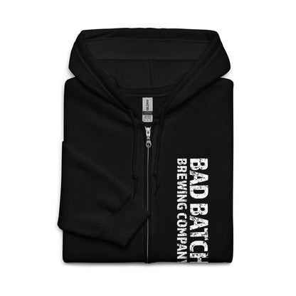 Bad Batch Brewing Zip Up Fleece Hoodie - Black