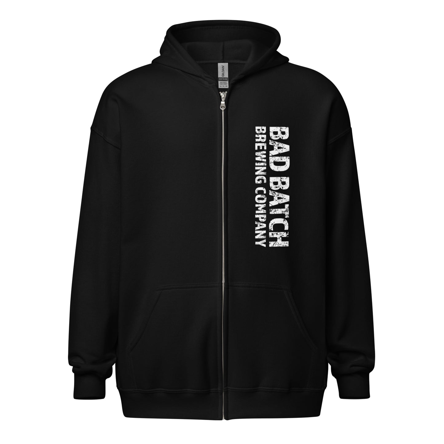 Bad Batch Brewing Zip Up Fleece Hoodie - Black